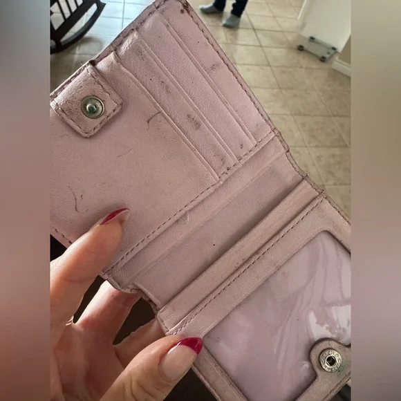 Coach Black and Gray Wallet with Silver Accents - Picture 4 of 7